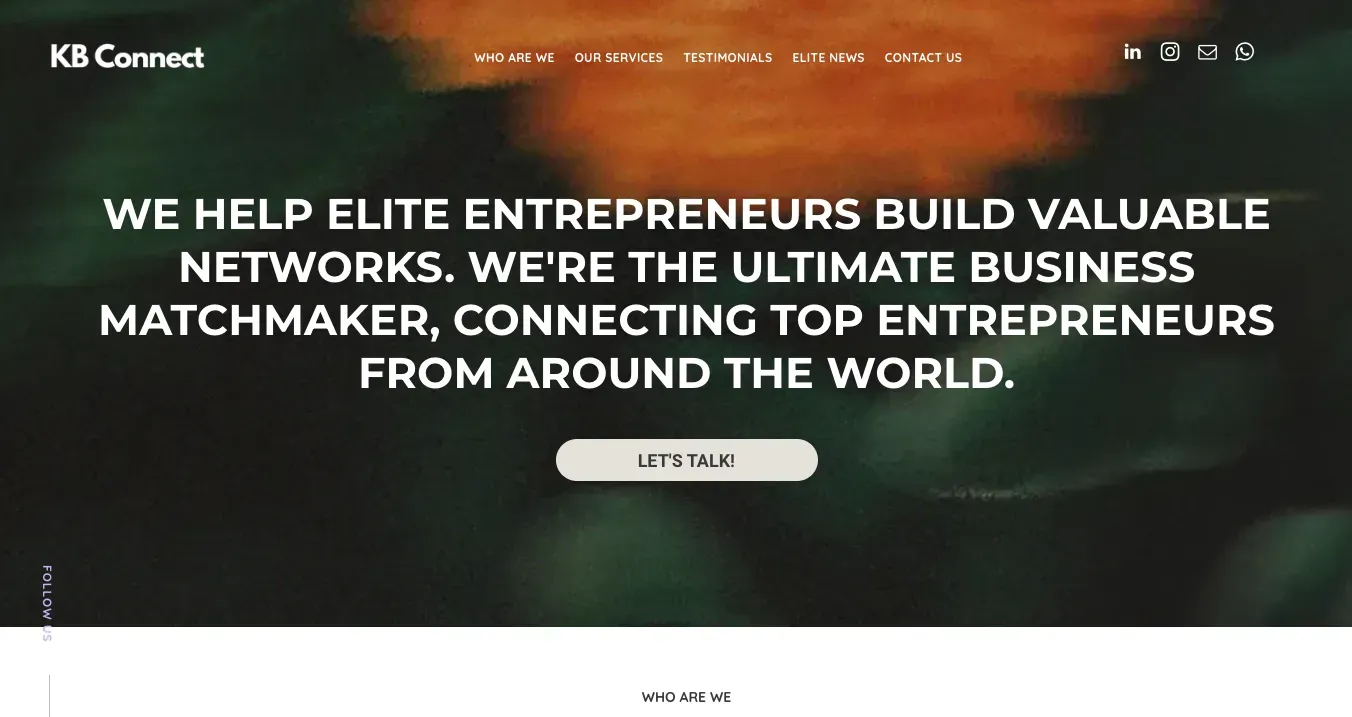 KB Connect Website Development