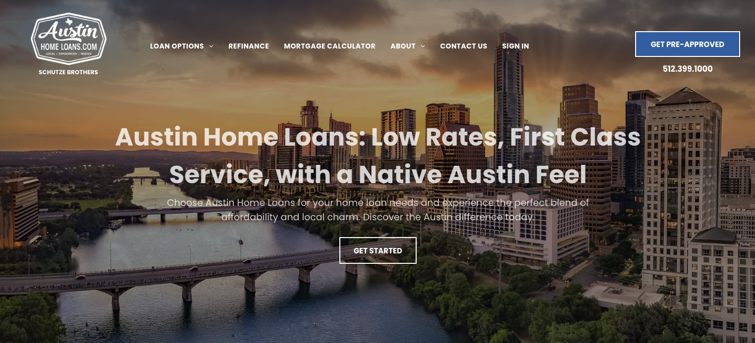 Austin Home Loans Website Redesign case study by Proven ROI