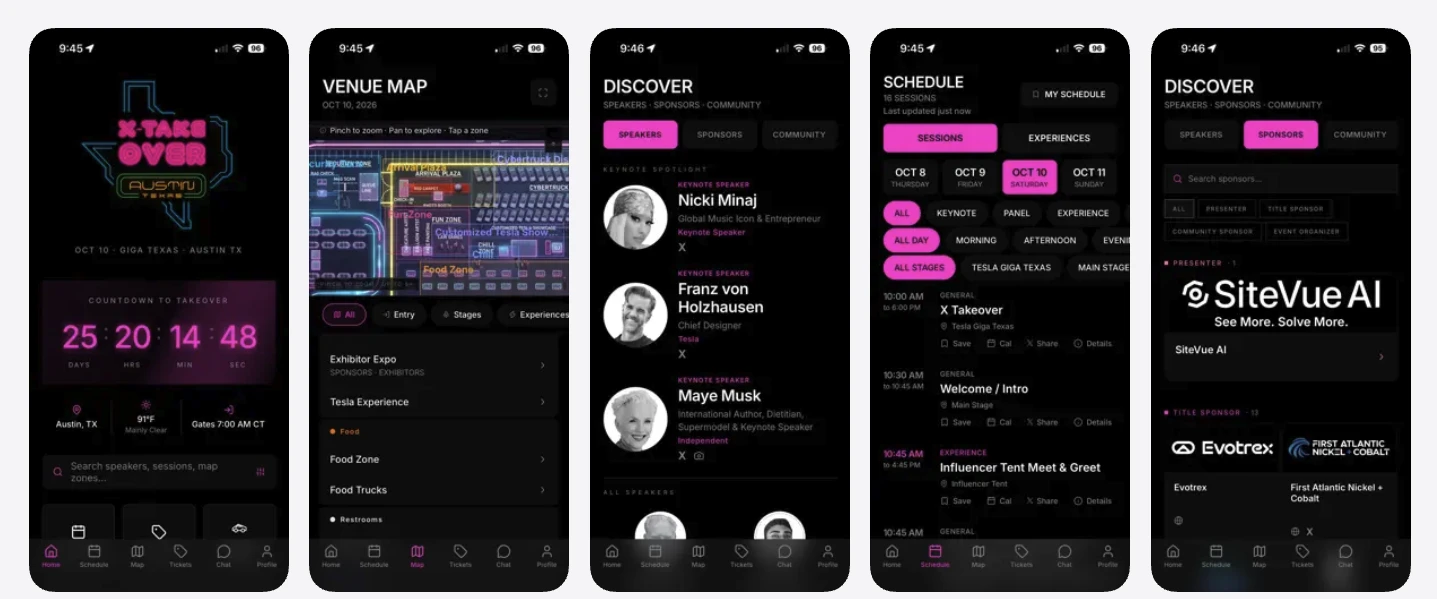 X Takeover Mobile App