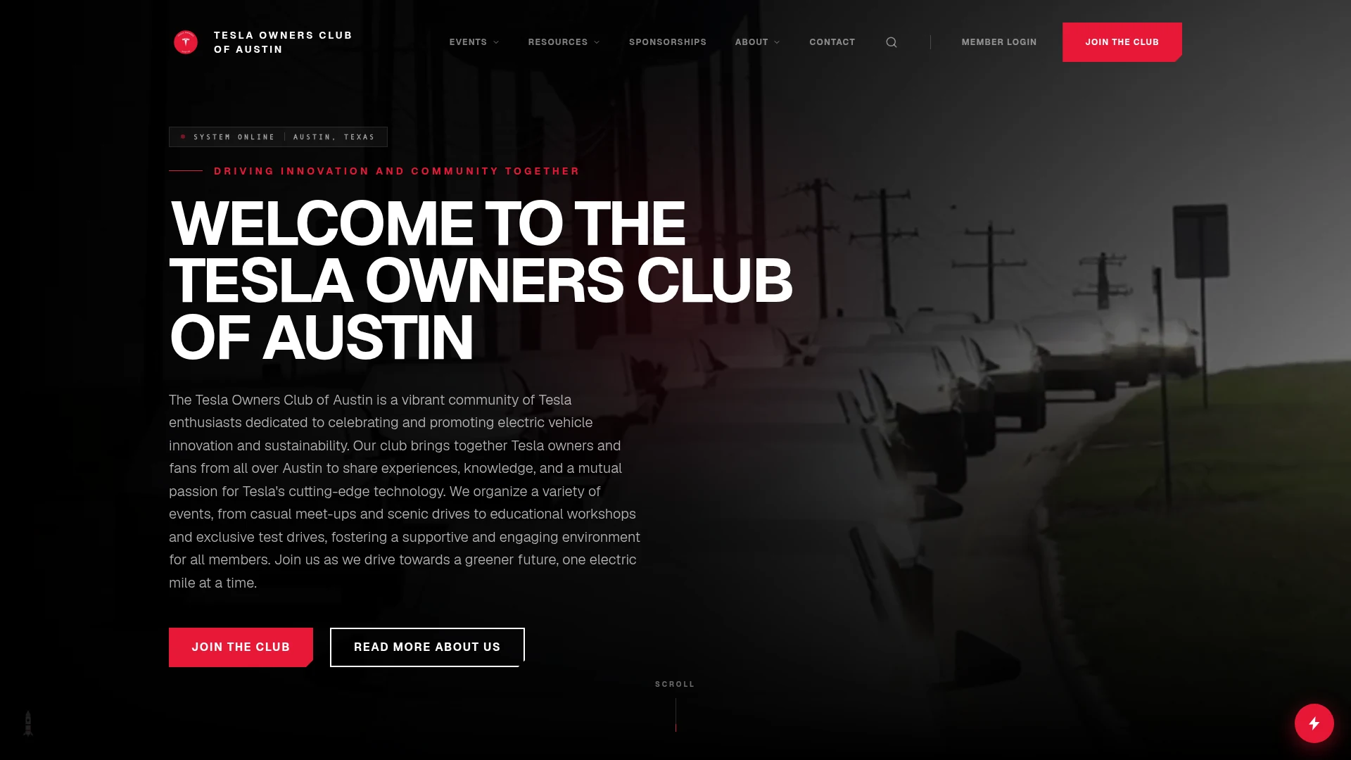 Tesla Owners Club of Austin Website Redesign | case study by Proven ROI
