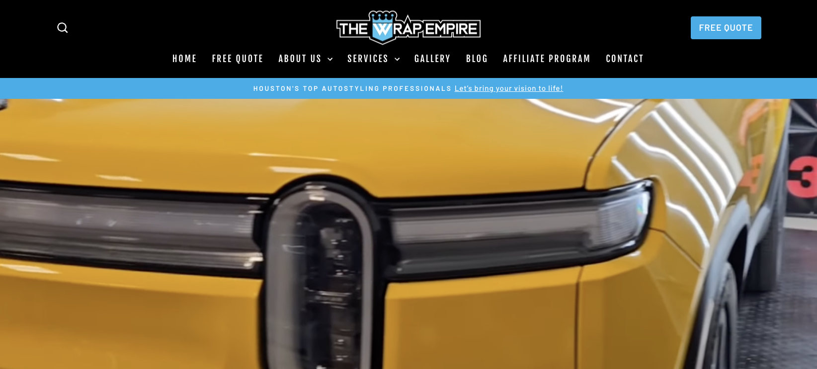 The Wrap Empire Website Redesign | Automotive case study by Proven ROI